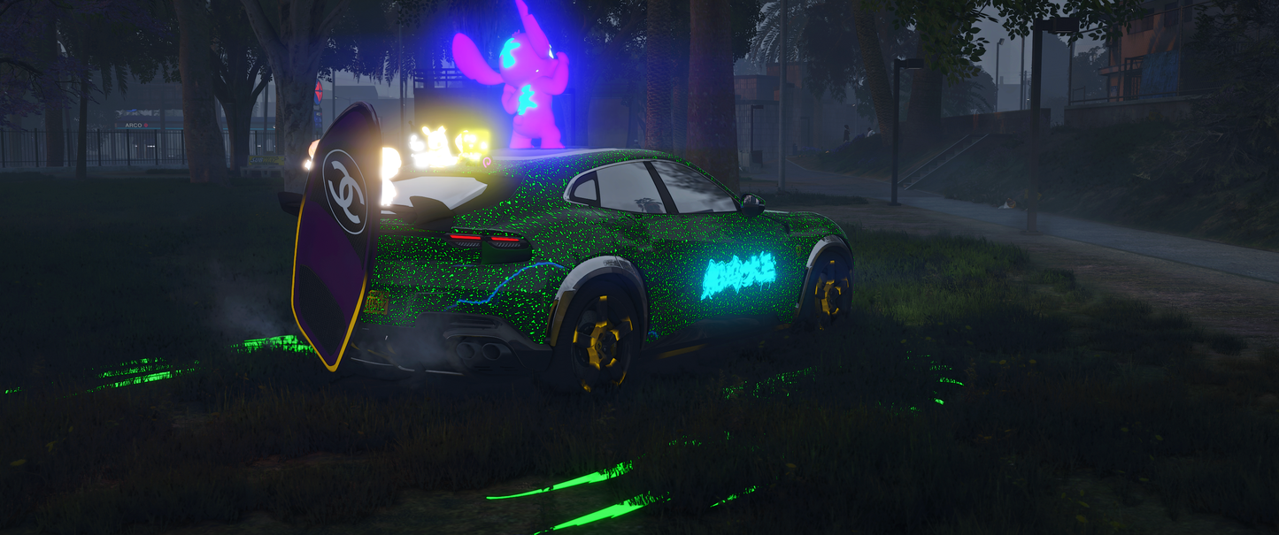 Ferrari Purosangue Stitch 3D [Dinamic Lights]