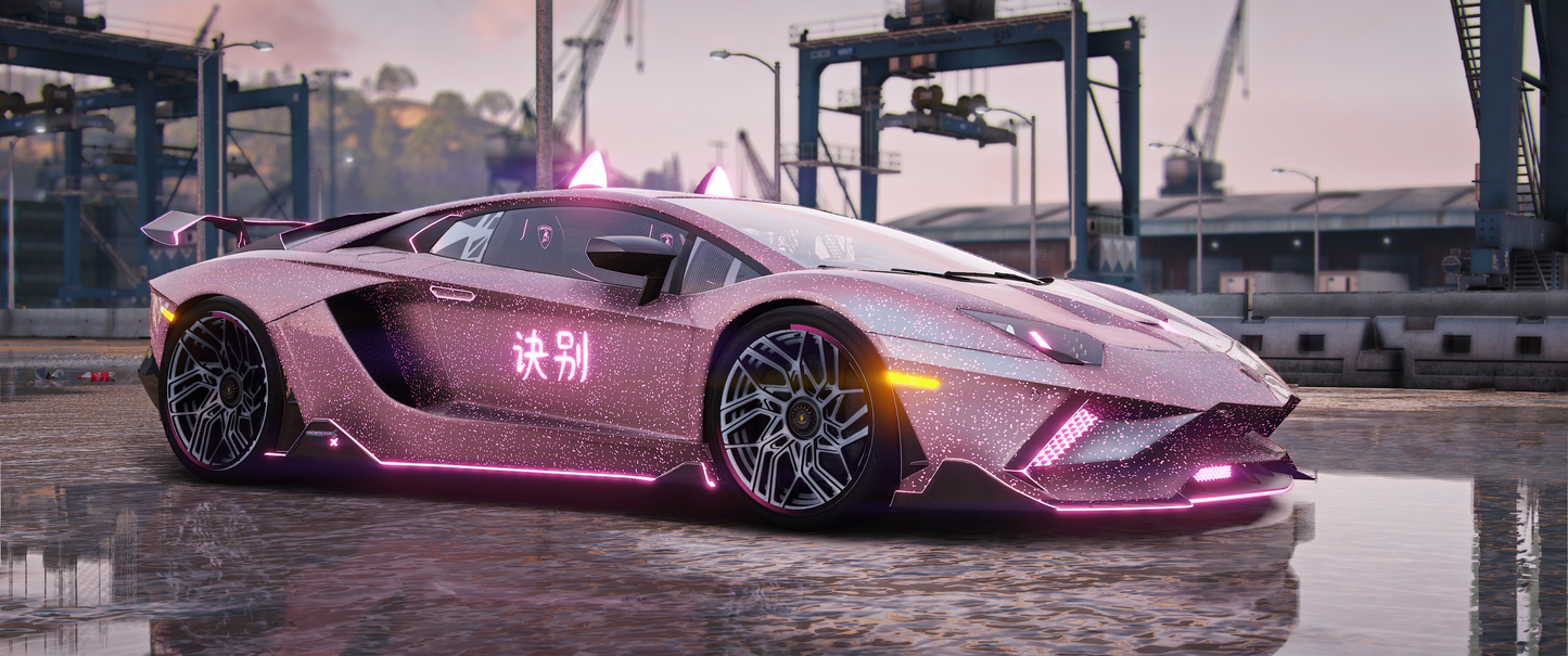 Lamborghini Aventador Onyx [Animated Lights]