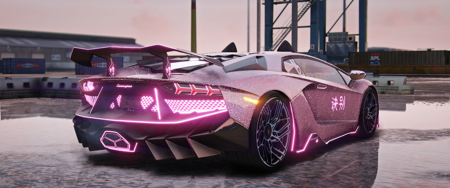 Lamborghini Aventador Onyx [Animated Lights]