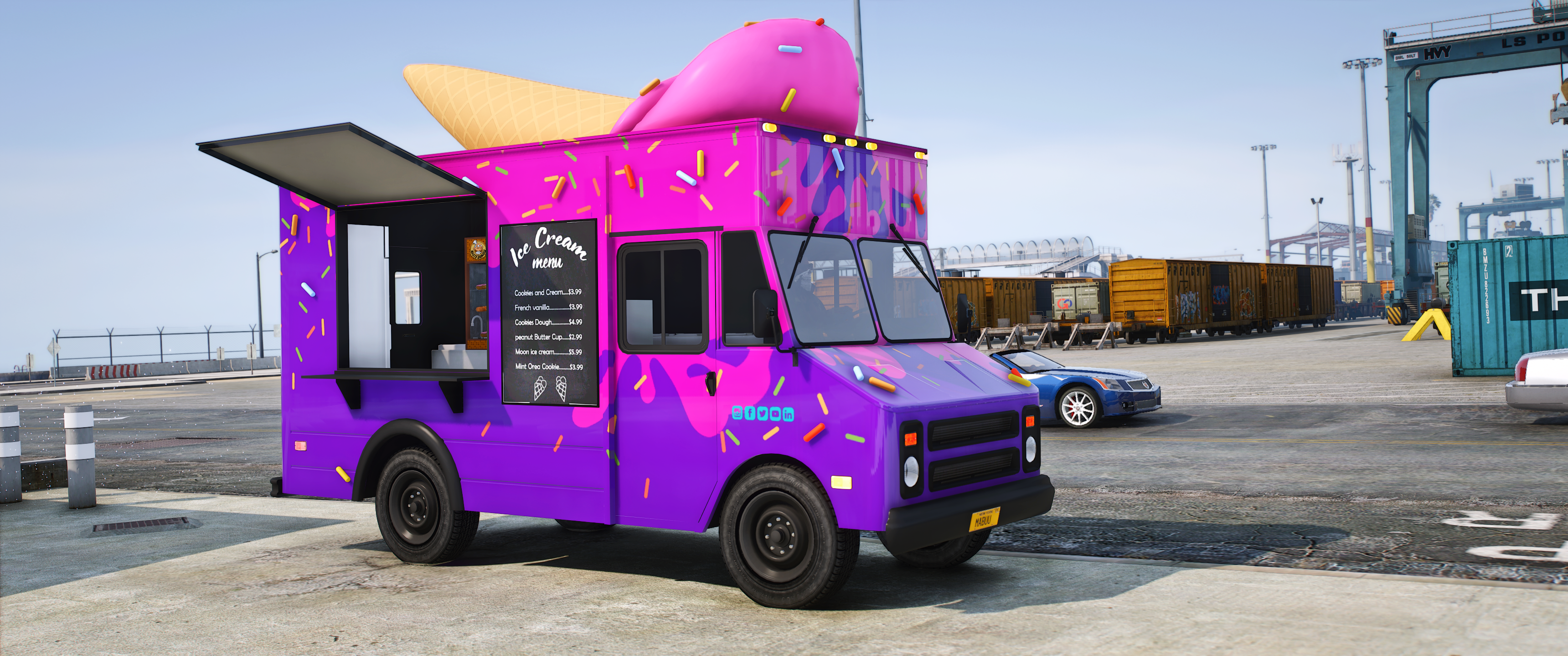 (Debadged) ICE Cream Van – Fivem Dealership