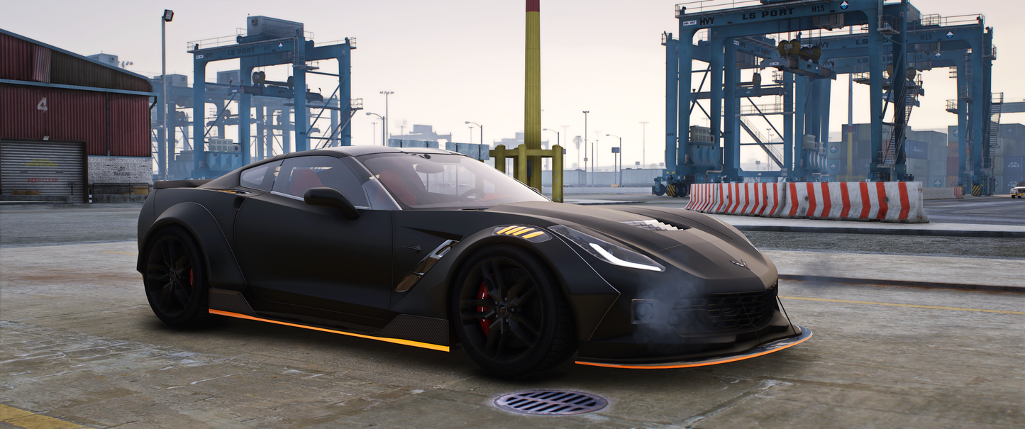 Chevrolet Corvette C7 [Animated Lights]
