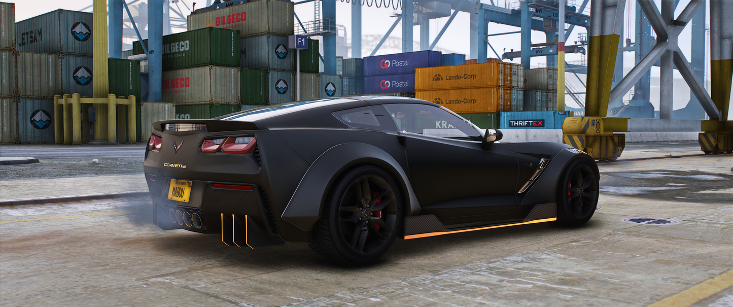 Chevrolet Corvette C7 [Animated Lights]