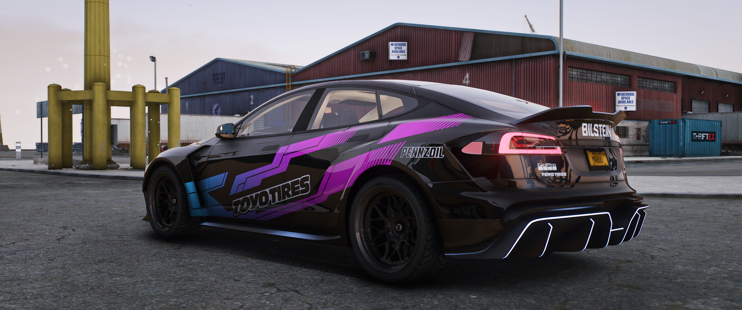 (Debadged) Tesla Model S [Dinamic Lights]