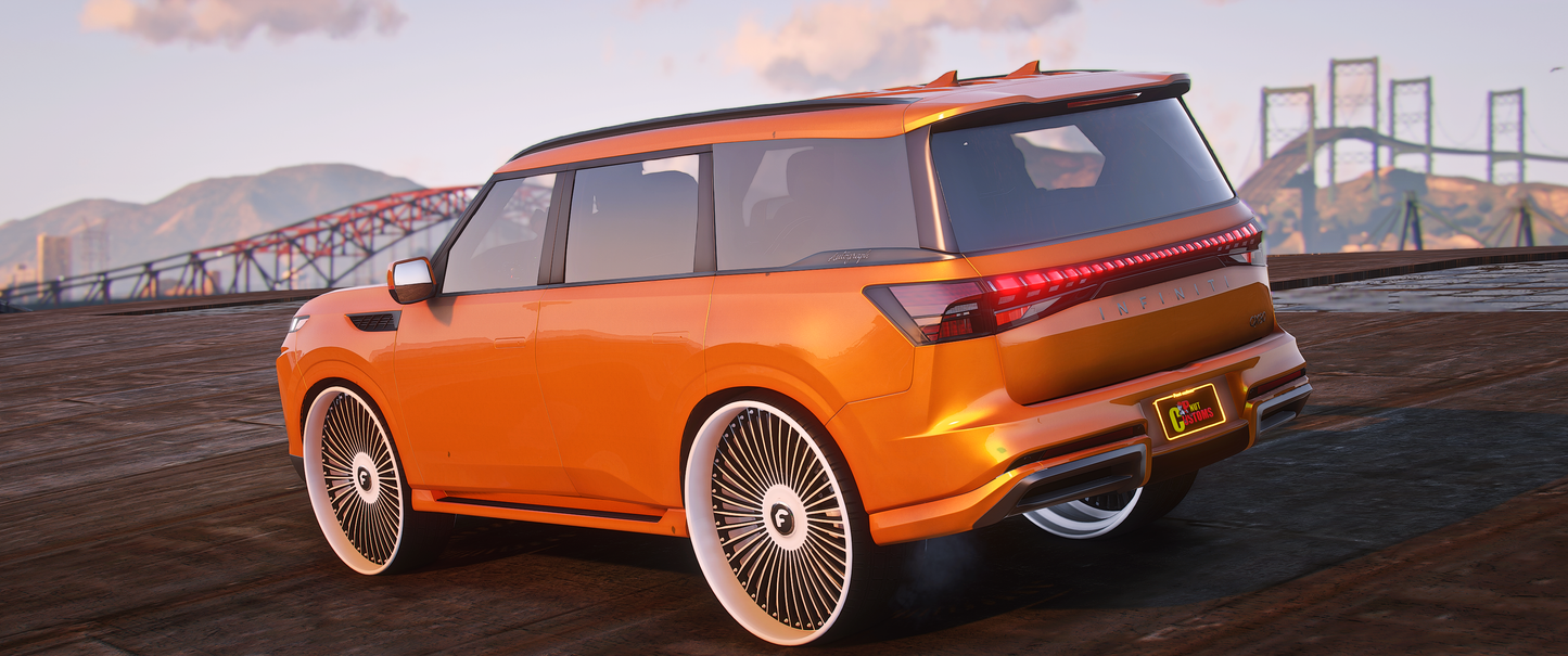 2025 Infiniti QX80 On 30 Forgiatos With [Animated Sunroof]