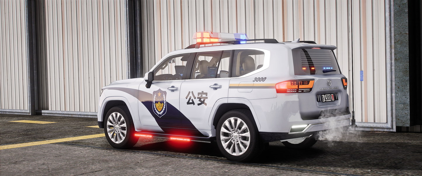 [ELS] 2022 Toyota Land Cruiser 300 Police Edition