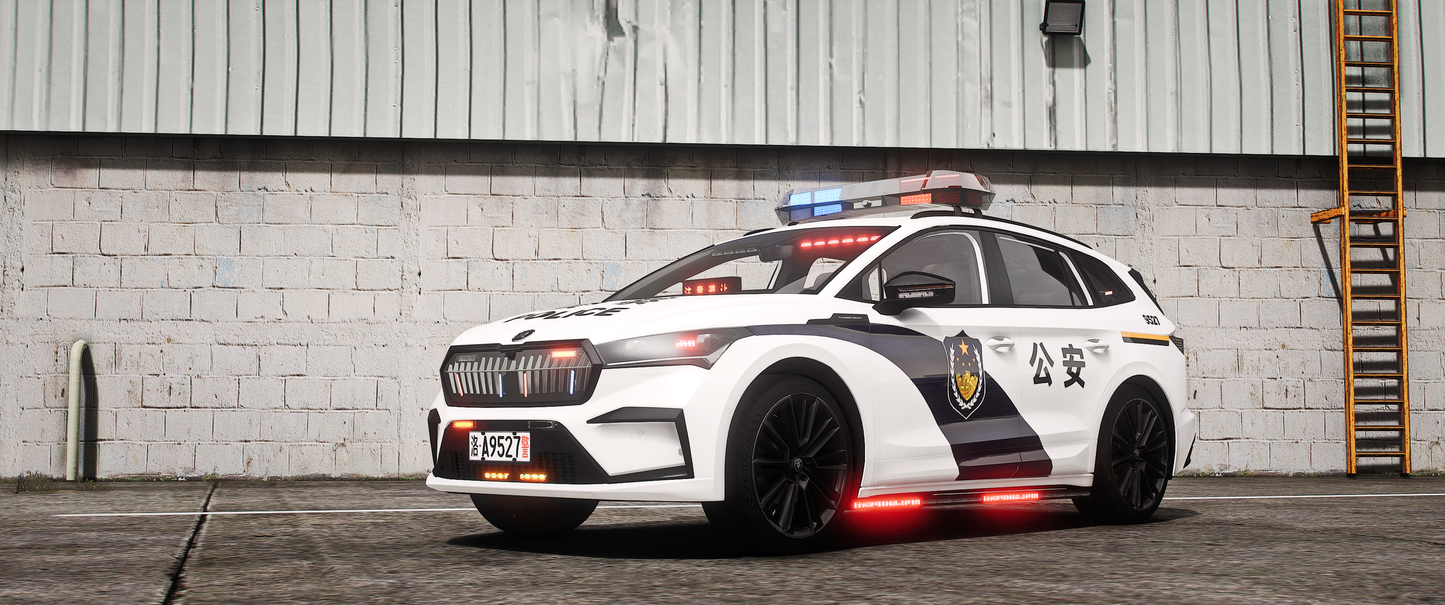 [ELS] 2021 Skoda ENYAQ IV Police