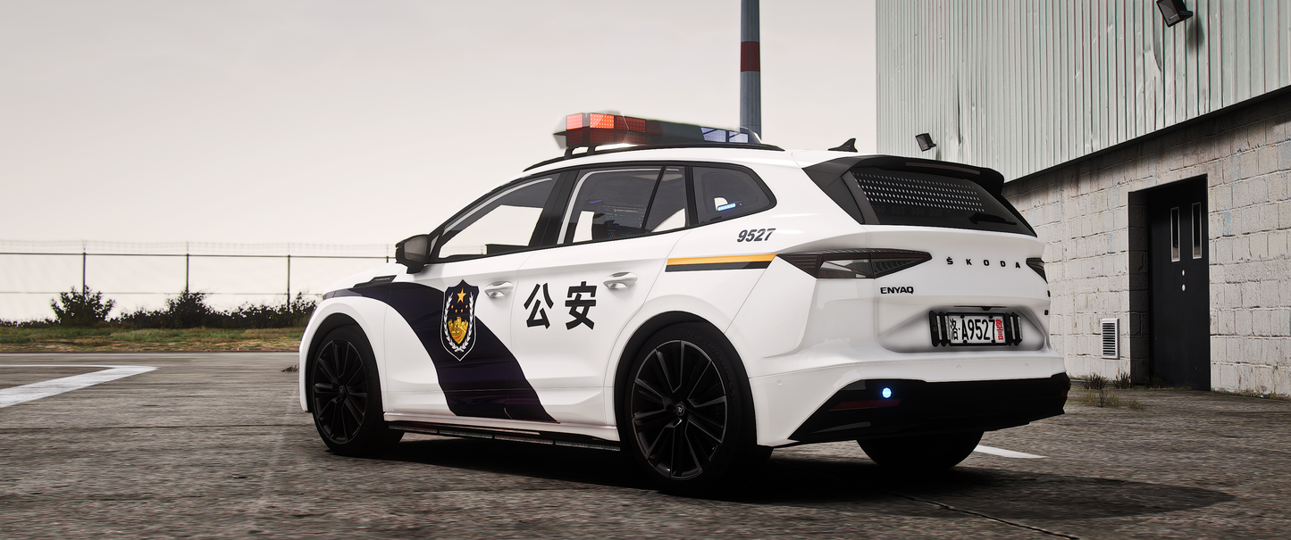 [ELS] 2021 Skoda ENYAQ IV Police