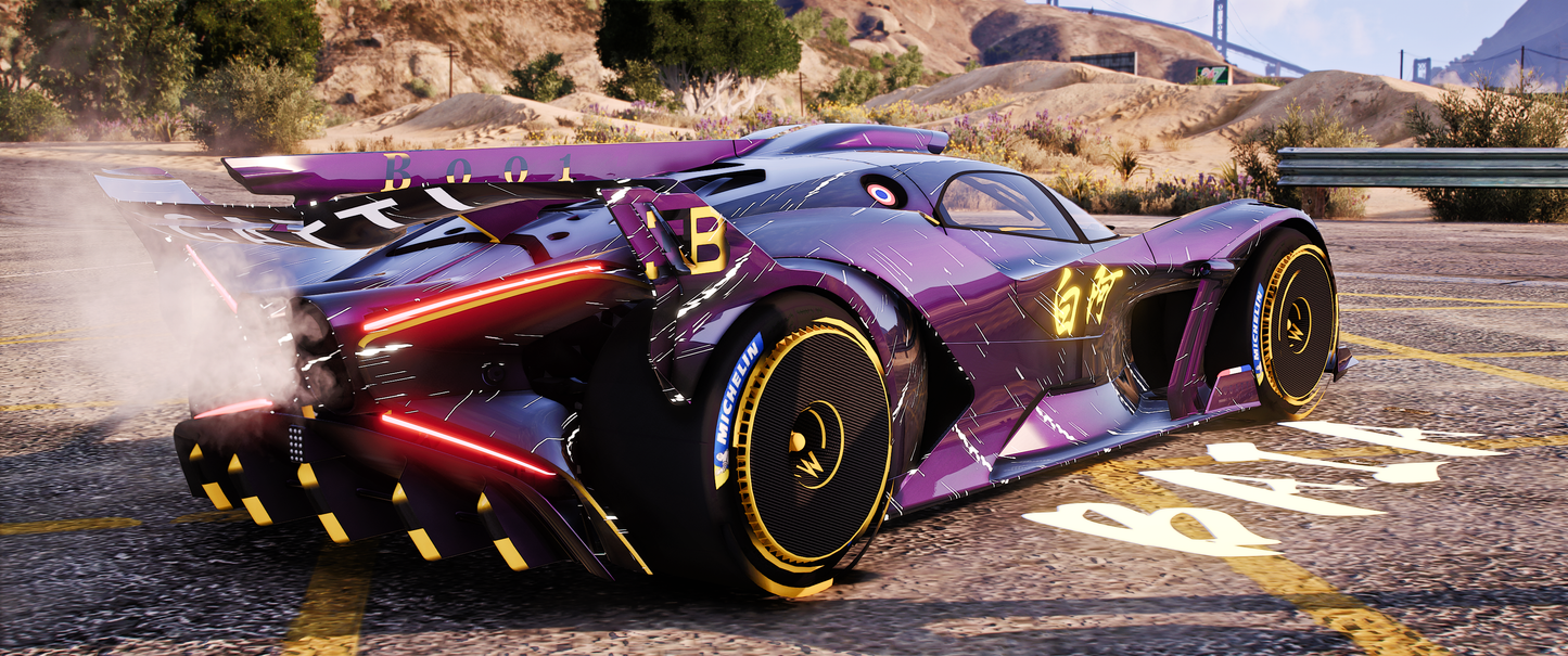 Bugatti Bolide Fire Meteor [Dinamic Lights]