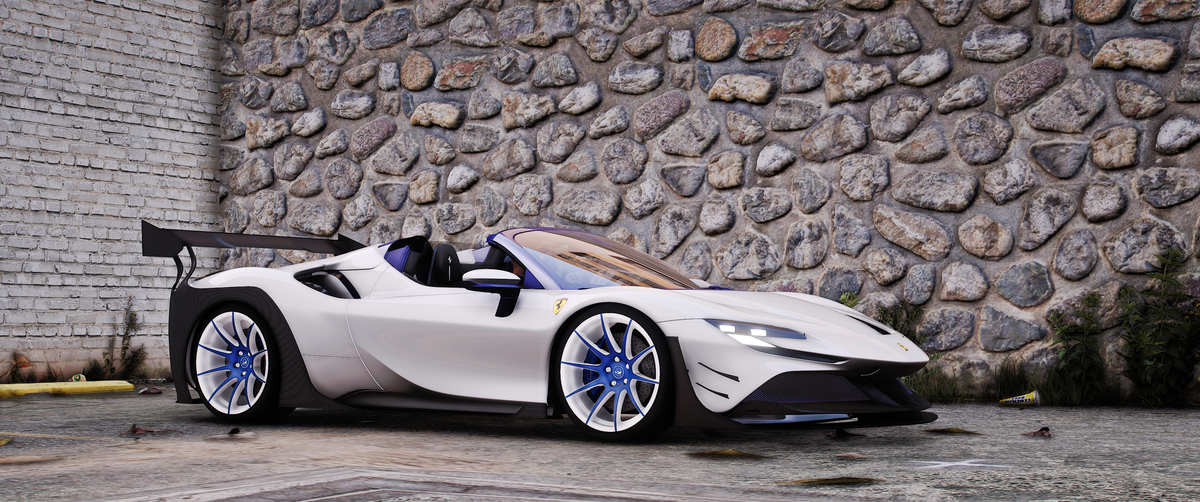 2022 Ferrari SF90 Spyder Tortilla Custom [Animation Roof]