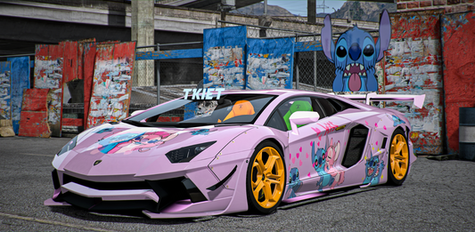 Lamborghini Aventador LP700-4 Stitch [Dinamic Lights]