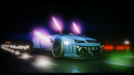 Front view of Annis Elegy RH8 RAMPAGE mod for FiveM