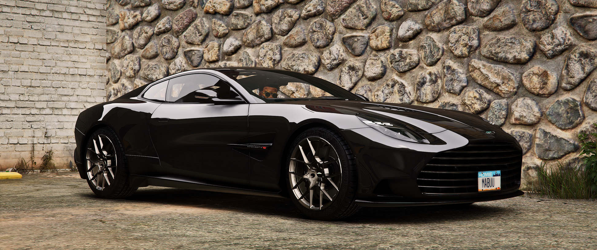 Aston Martin Vanquish 2025 FiveM Mod Front View