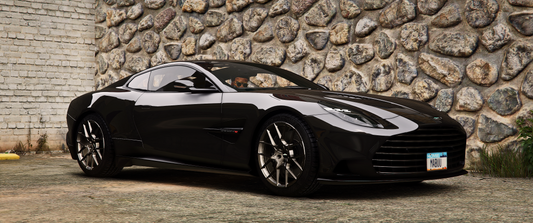 Aston Martin Vanquish 2025 FiveM Mod Front View