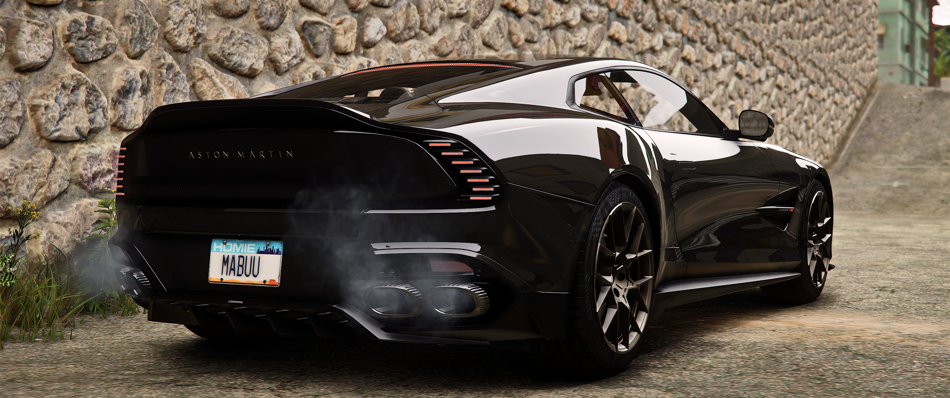 Aston Martin Vanquish 2025 FiveM Mod Side View