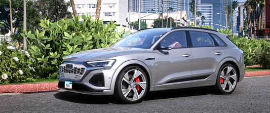 2024 Audi Q8 E-Tron Quattro front view in FiveM
