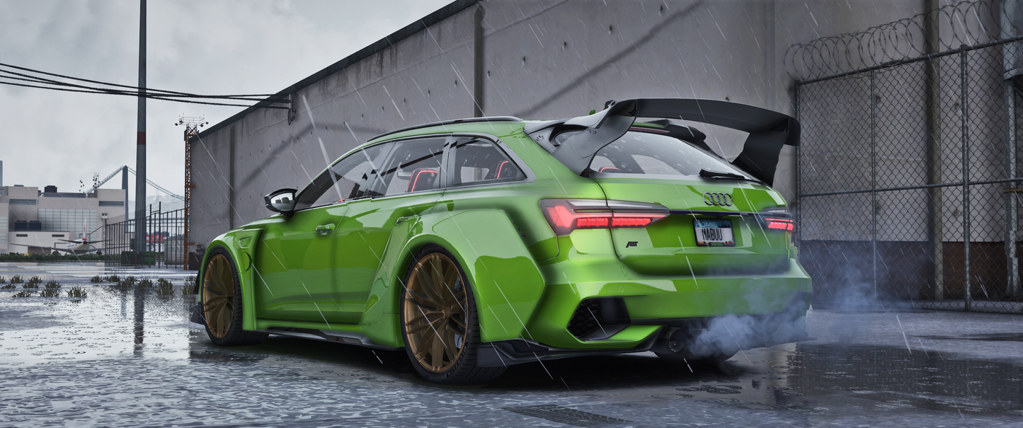 Front view of Audi RS6 Custom ABT Kit