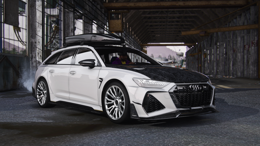 2020 Audi RS6 C8 FiveM Vehicle Mod Front View