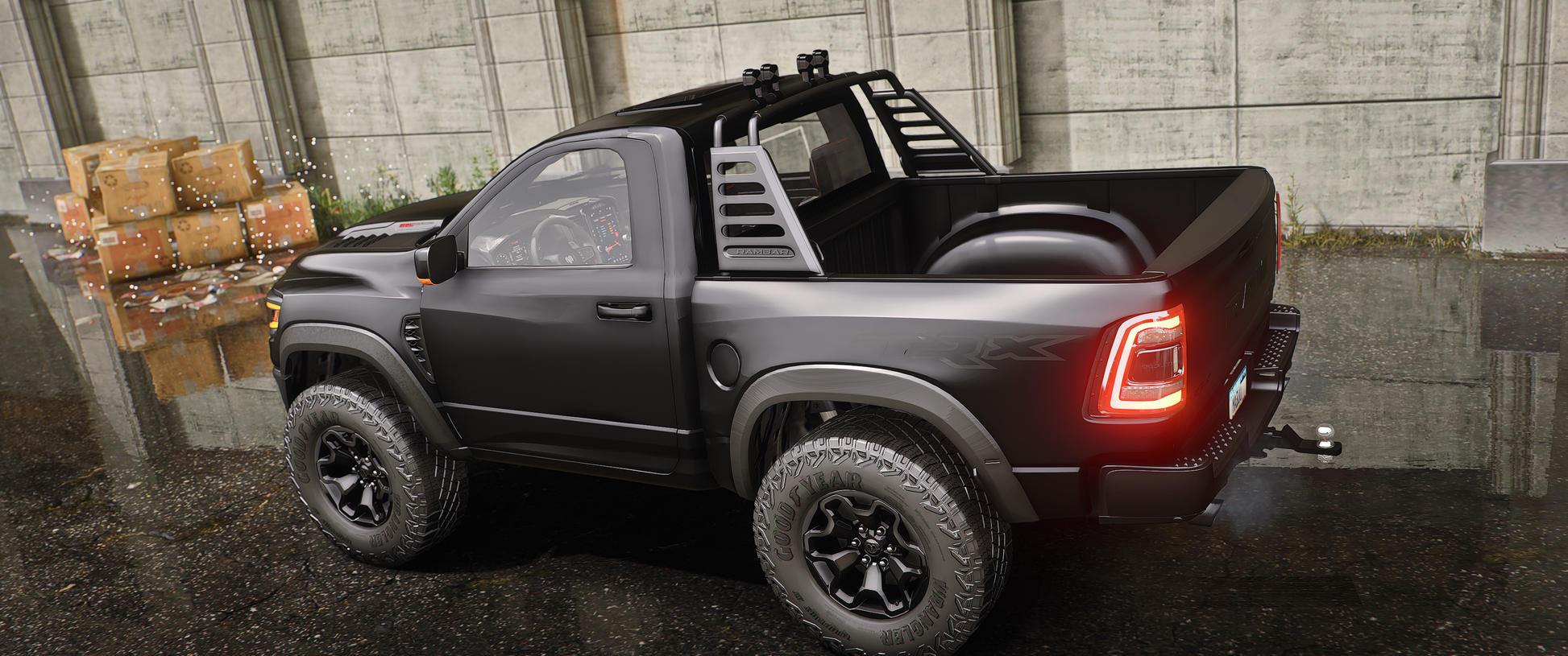 Baby Dodge Ram TRX 2 Door FiveM Vehicle Side Angle
