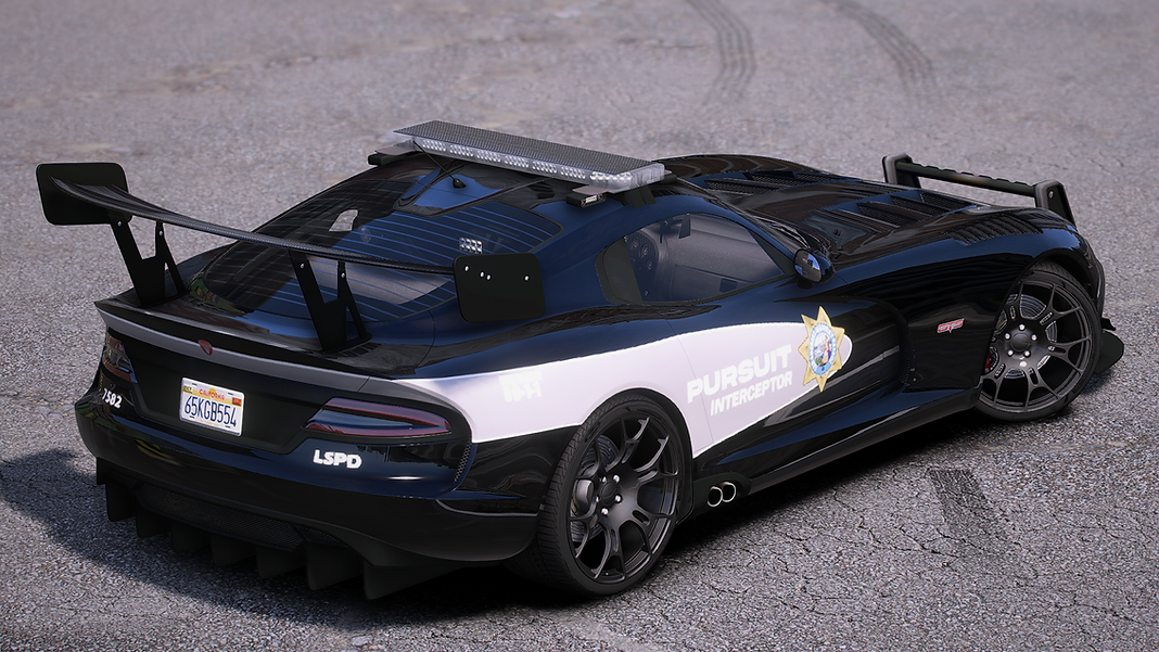GTA V Banshee police car with lore friendly design