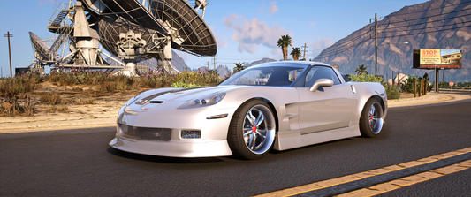 BDB Racing Chevy Corvette front view in FiveM