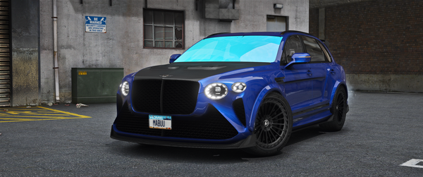 Front view of Bentley Bentayga Venuum for FiveM GTA V