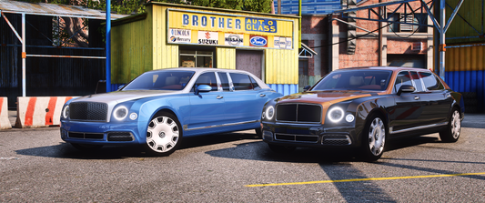 Bentley Mulsanne Limo FiveM mod front view
