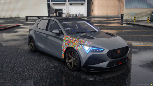 Front view of BF Cazador lore-friendly FiveM vehicle mod