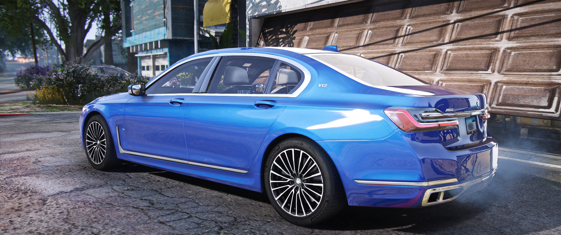 BMW 760LI Side View FiveM Mod