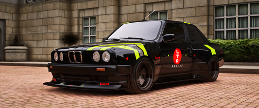 Debadged BMW E30 Kyza FiveM Vehicle Mod