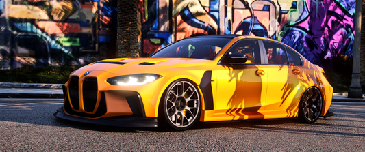 BMW G80 M3 Widebody Front View