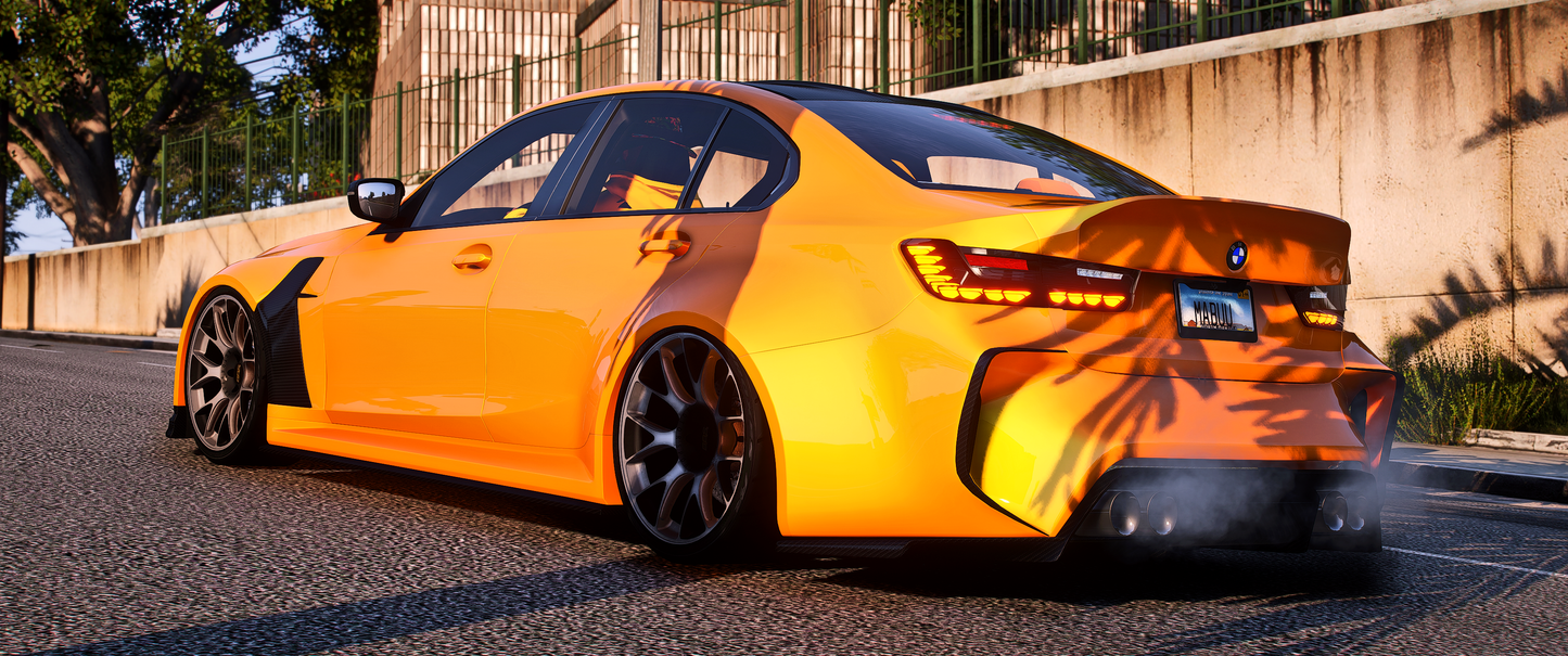 BMW G80 M3 Widebody Side View