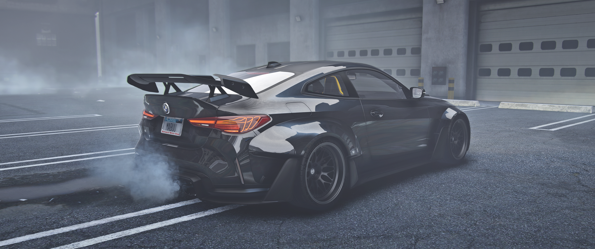 BMW G82 M4 Adro FiveM vehicle mod side view with realistic textures