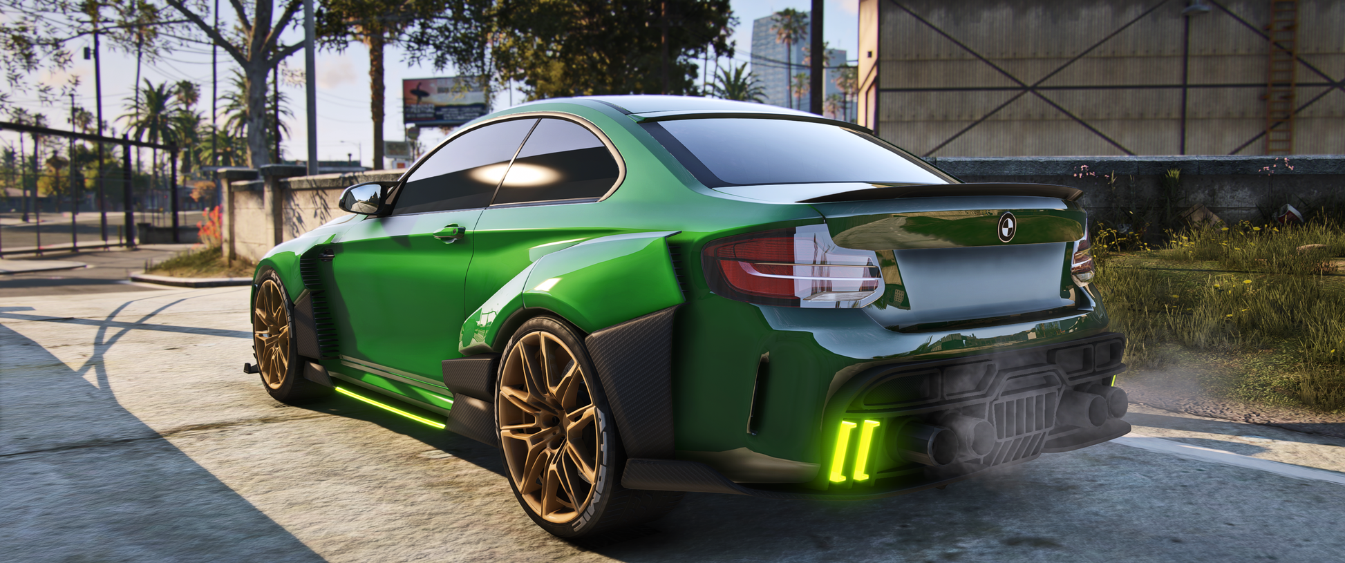 BMW M2 BXANE FiveM vehicle mod side view with realistic textures