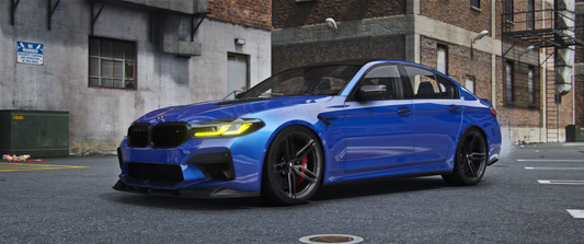 BMW M5 F90 LCI FiveM vehicle mod front view