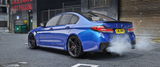 BMW M5 F90 LCI FiveM vehicle mod side view with realistic textures
