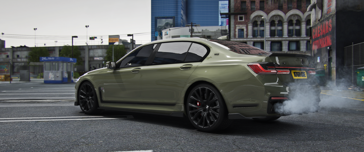 BMW M760i FiveM mod luxury car for server roleplay