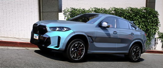 2024 Facelift BMW X6 front view in FiveM