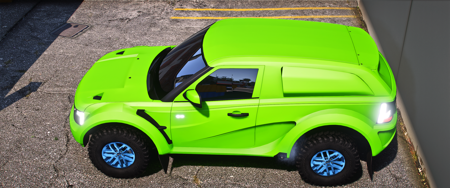 Side view of Debadged Bowler Raptor in GTA5/FiveM