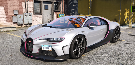 Bugatti Chiron Super Sport 300+ Flying with Dynamic Lights Mod for FiveM