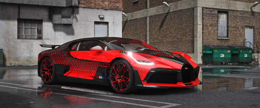 Bugatti Divo K1z mod for FiveM with realistic handling and detailed textures