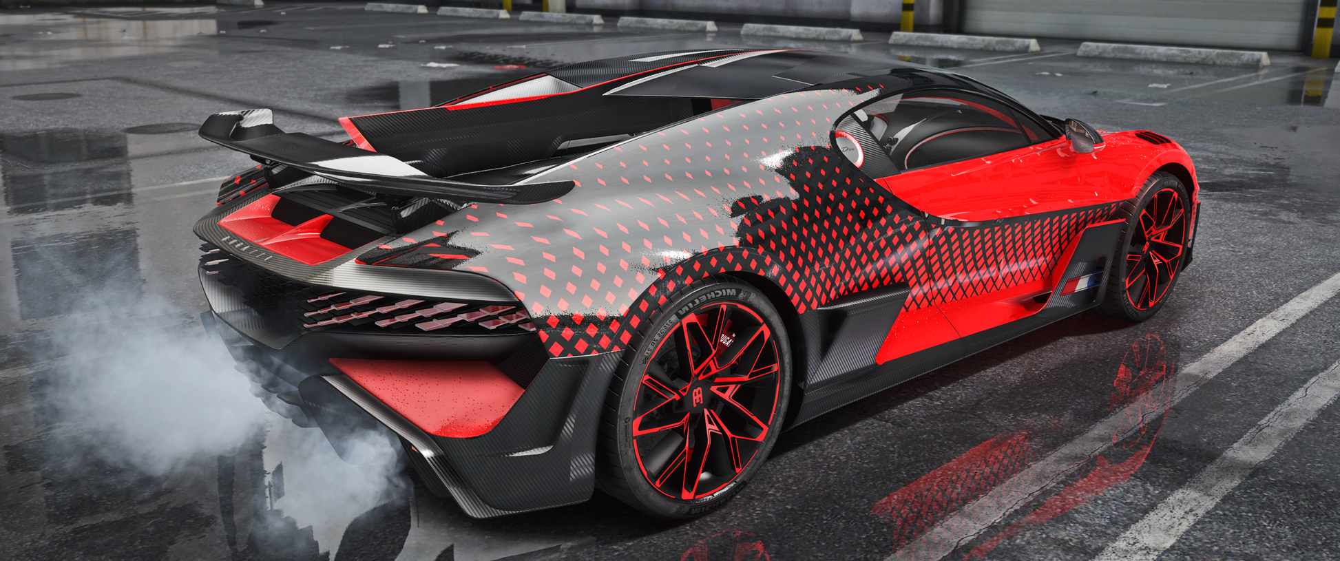 Bugatti Divo K1z GTA V FiveM vehicle mod with high-definition modeling