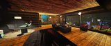 Interior living area of Cabaninha Map