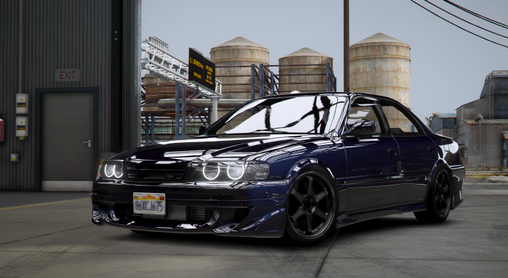 Chaser drifting on track