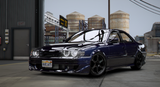 Chaser drifting on track