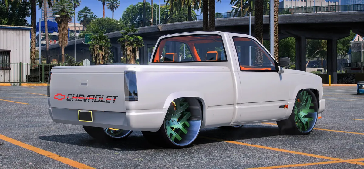 Chevrolet 454 SS On Rucci Forged Side View