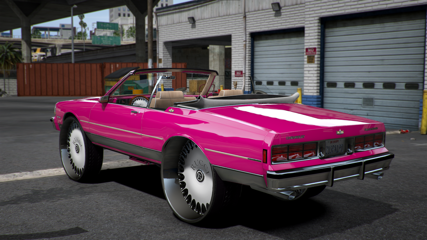 Side view of Chevy Caprice Box Ruccis FiveM mod