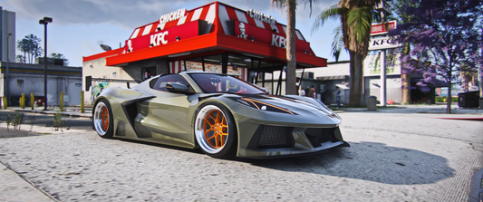 Lore Friendly Coquette C8 FiveM mod car