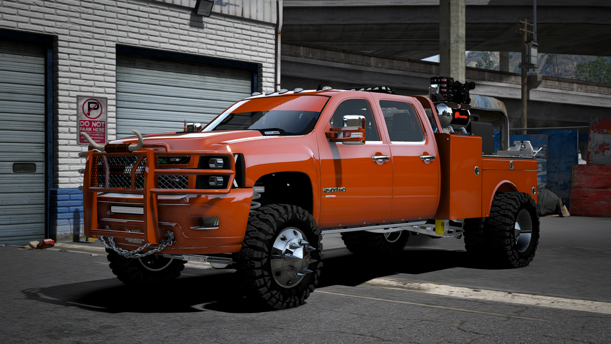 Front view of Custom Chevrolet PeePaw GTA V vehicle mod for FiveM