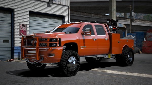 Front view of Custom Chevrolet PeePaw GTA V vehicle mod for FiveM