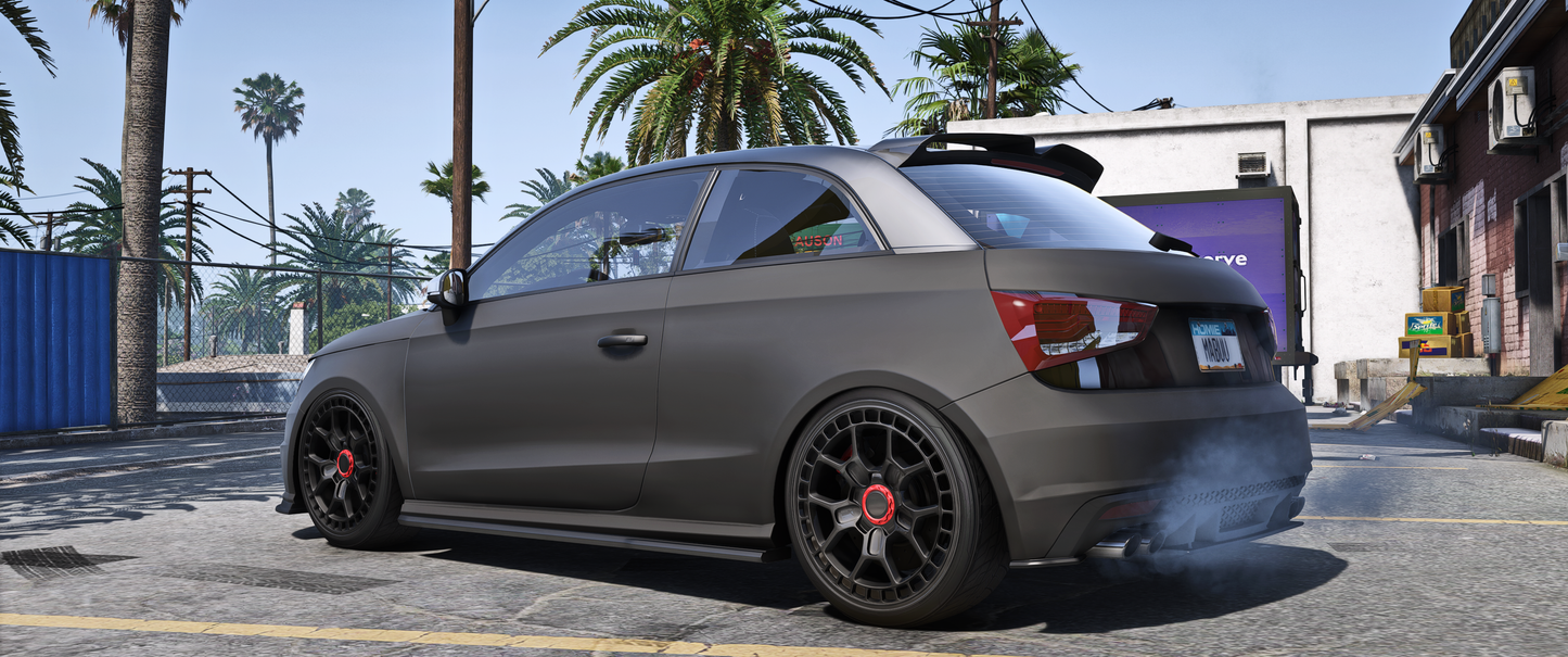 High-performance Audi S1 TRC for GTA V roleplay servers